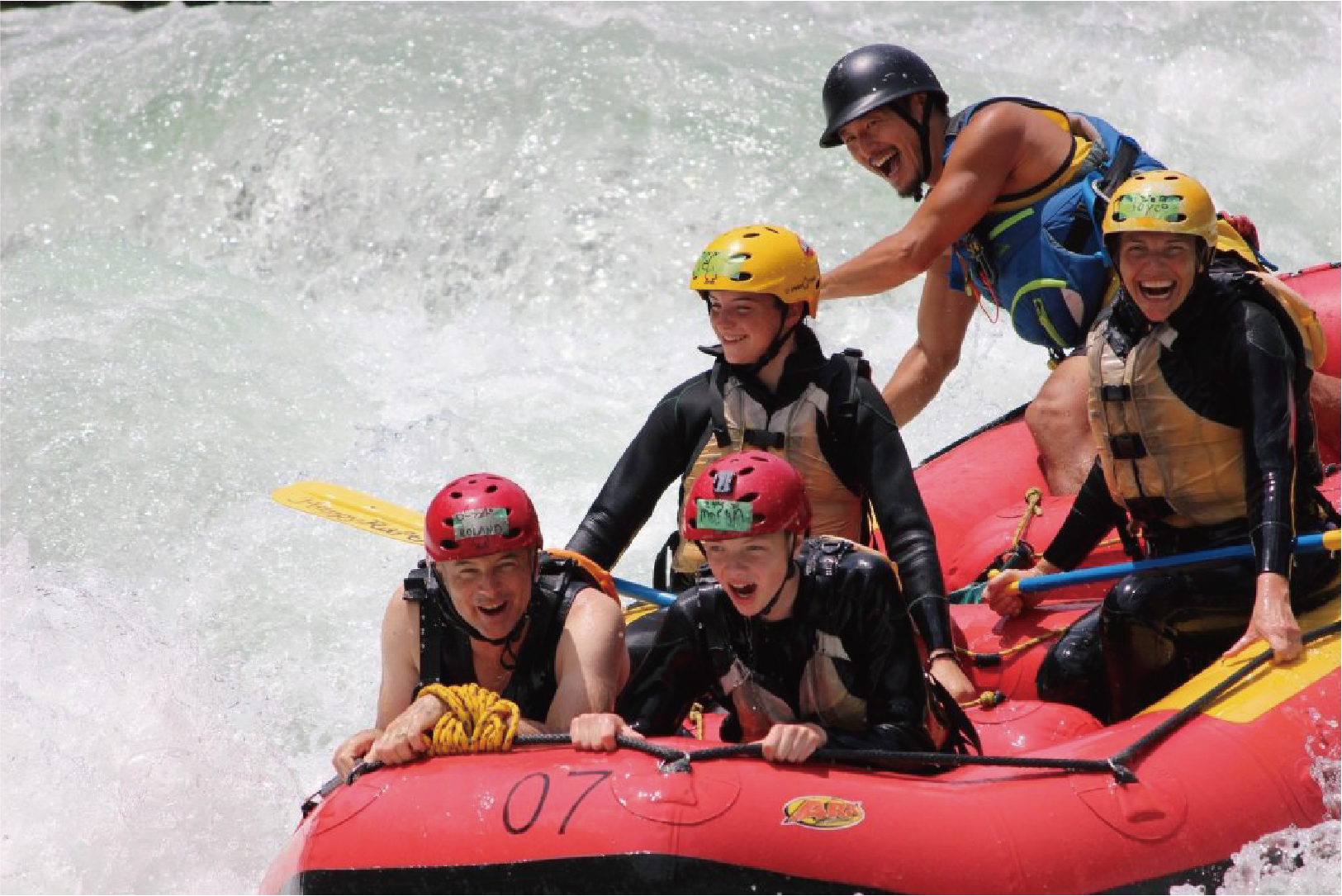 Rafting on the Yoshino River